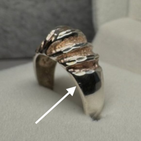 925 NF Sterling Silver Ring Size 6 - Picture 10 of 12